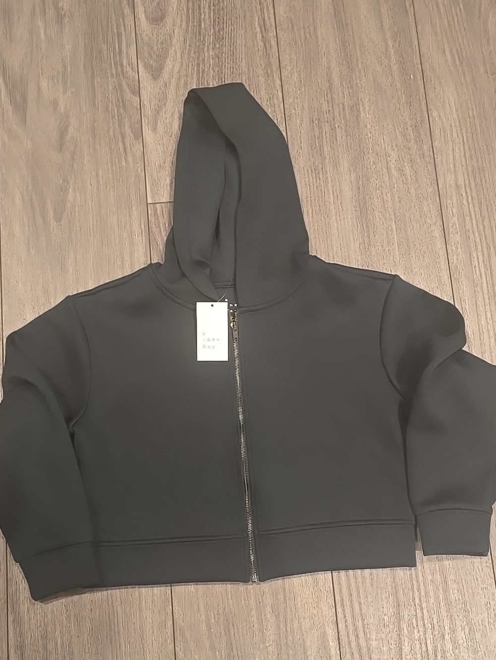 a new day Emerald Green Zip-Up Hoodie with Tag